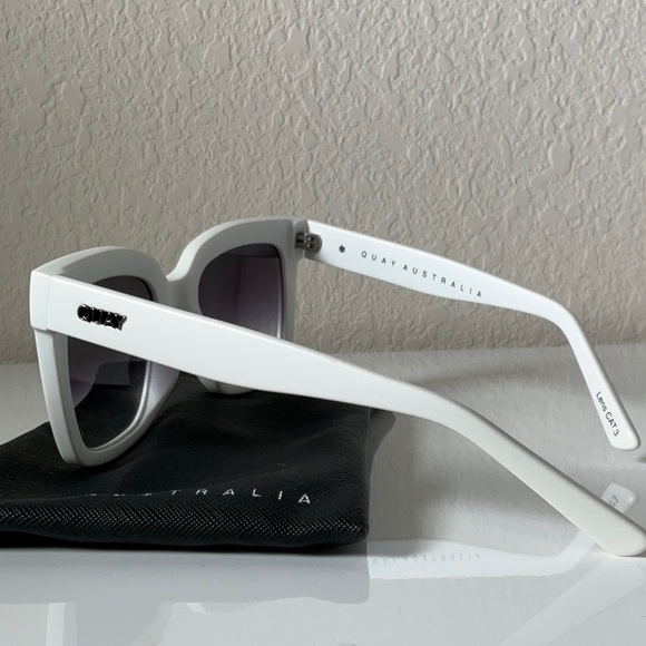 Quay Australia White Icy Studded Sunglasses - Picture 2 of 6